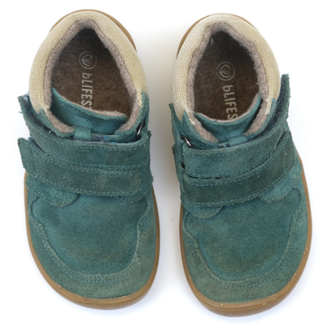 Kinderstiefel Paar von oben